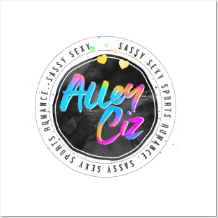 Alley Ciz circle logo Posters and Art